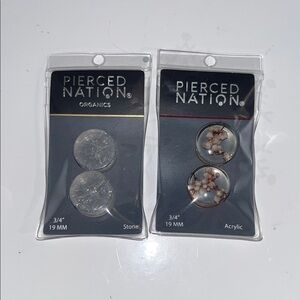 PIERCED NATION NWT 19mm 3/4 plug set Spencer’s